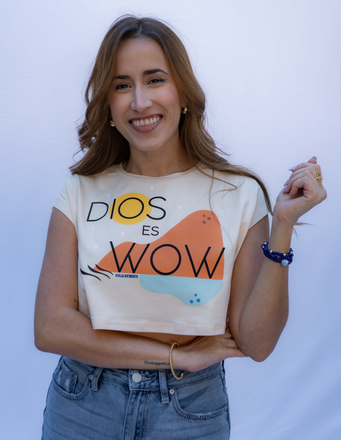 Crop Top - Dios es WOW