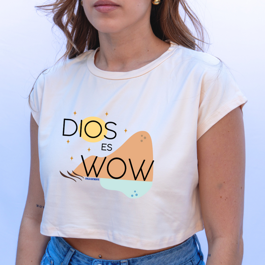 Crop Top - Dios es WOW